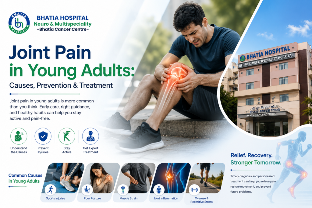 Young adult experiencing knee joint pain while consulting an orthopedic doctor in Patiala