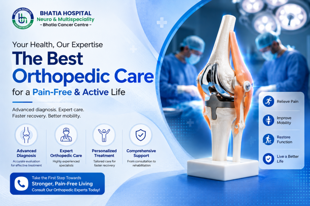 Patient consulting an orthopedic doctor at Bhatia Hospital in Patiala