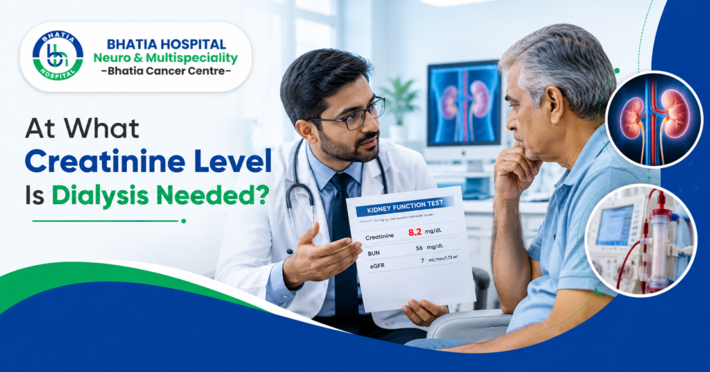 What creatinine level requires dialysis - kidney function and dialysis care
