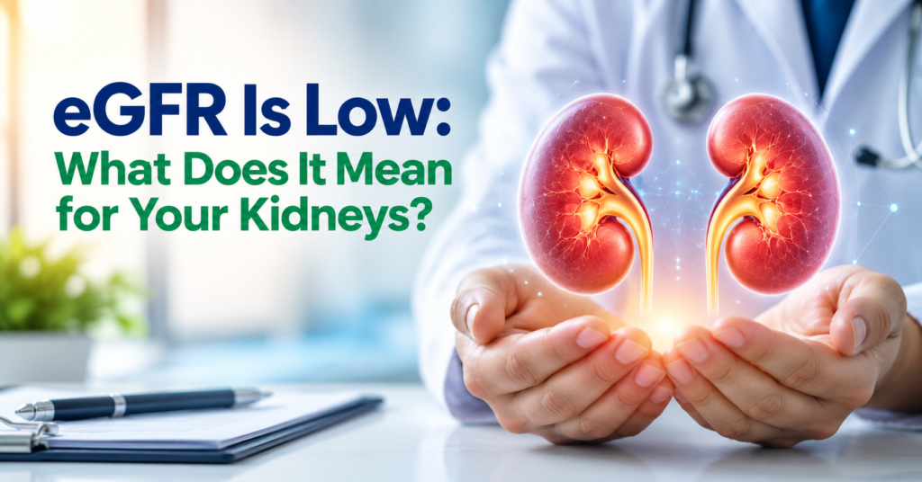 Low eGFR meaning and kidney function explained by a kidney specialist