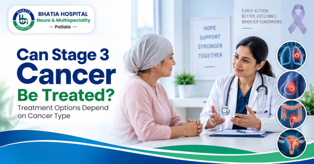 Stage 3 cancer treatment options including surgery chemotherapy radiation and personalized cancer care