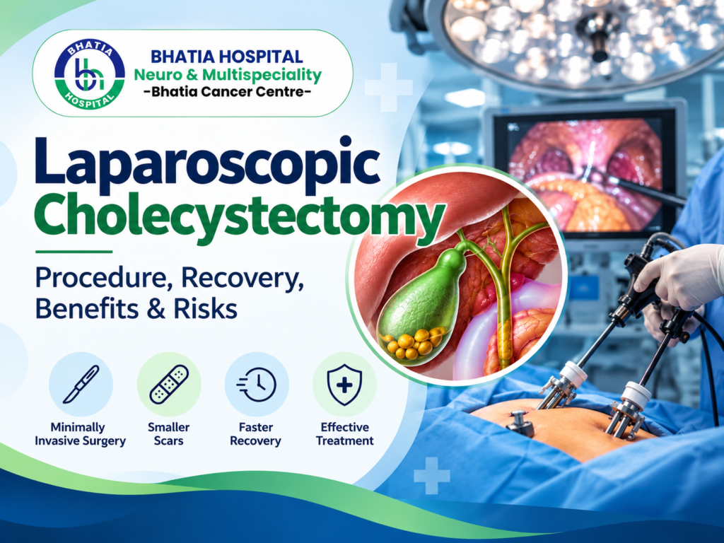 Laparoscopic cholecystectomy gallbladder removal surgery in Patiala